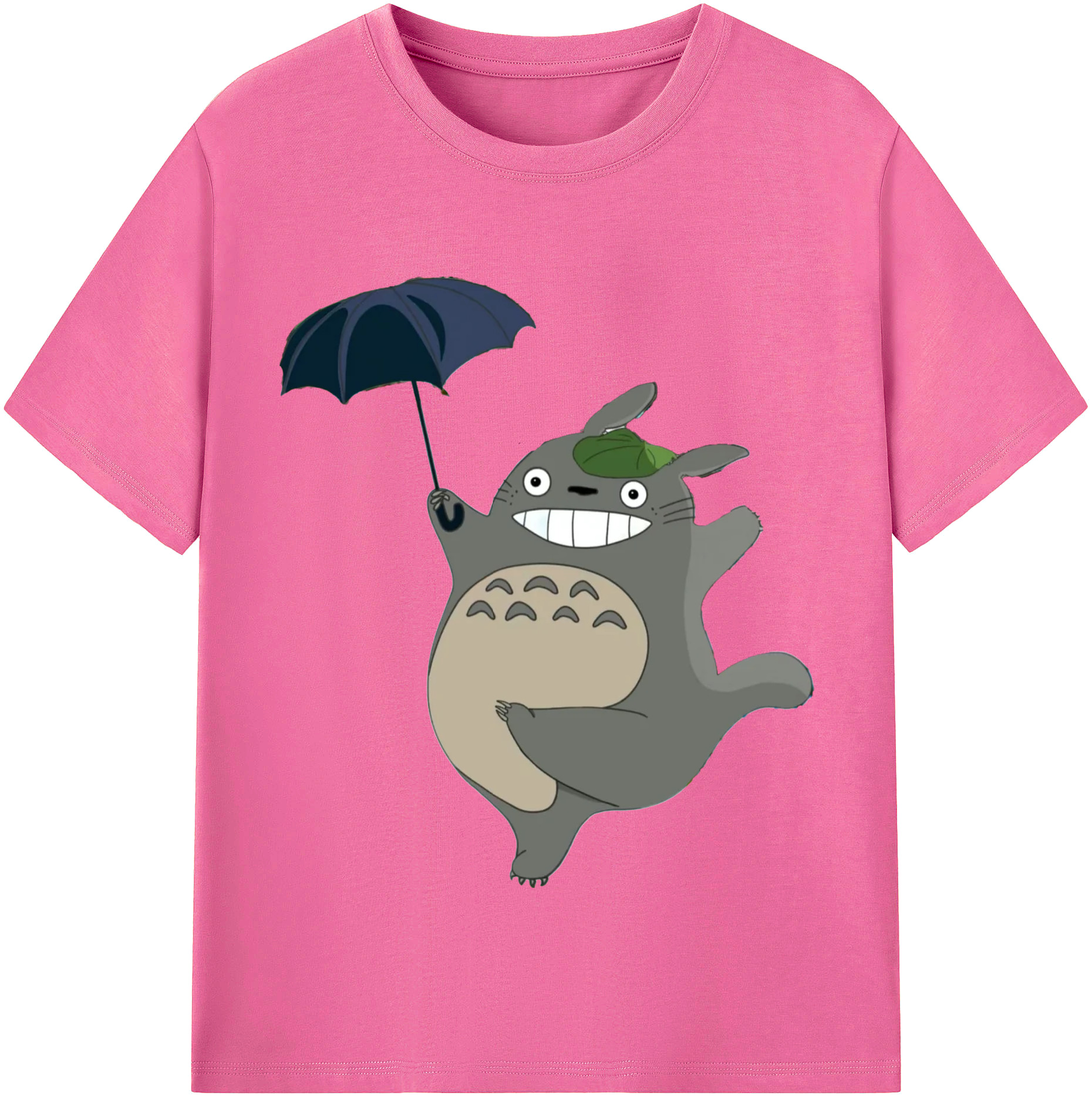 （画像用） となりのトトロ 草壁メイ 草壁サツキ My Neighbor Totoro Satsuki Kusakabe Mei Kusakabe レディースカジュアルプリントTシャツ（綿100％）